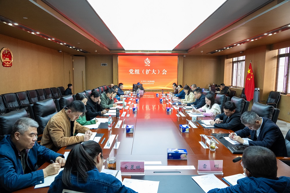 江岸区院召开党组（扩大）会深入学习贯彻党的二十届四中全会精神